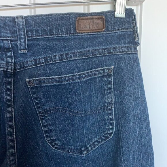 Lee Retro High Waist Straight Leg Jeans Women’s Sz 8 Medium Wash Classic Denim - Picture 11 of 14